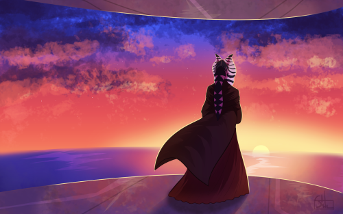 skullinacowboyhat: kamino sunset click for better quality 