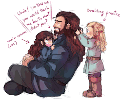 waya-erebor:  The main reason why Thorin cut his beard  (LOL)  