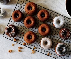 sweetoothgirl:  Brown Butter Pumpkin Donuts