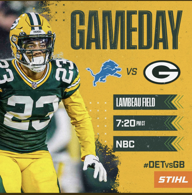 Green Bay Packers vs Detroit Lions