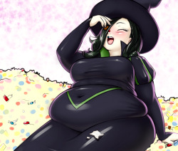 bluebot777: stuffed-deluxe:   Better-with-Salt - Halloween Binge dat fat witch &lt;3 