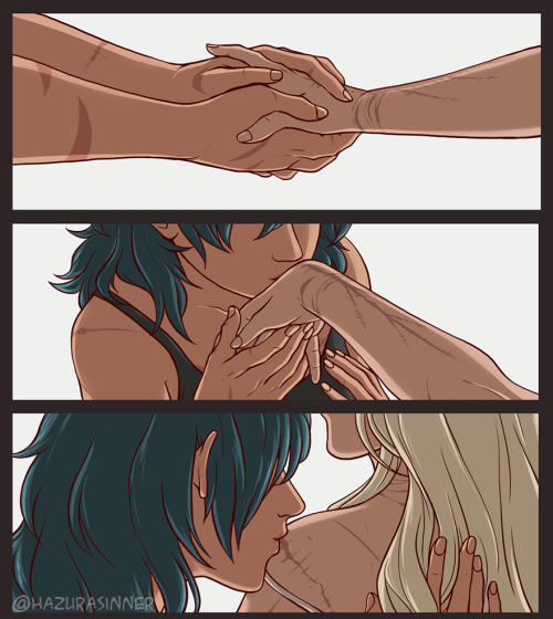 hazurasinner: “Kiss them better”Because in my opinion there’s