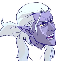 gyodragon: What if Lotor returned with a facial scar to match
