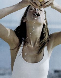 labsinthe:  “White Water” Angela Lindvall photographed