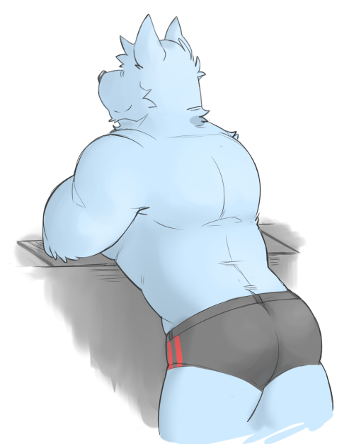 seintaur:  blue bubblebutt 