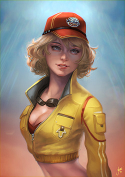 junejenssen:Quick fanart of Cindy from FFXV^^ Im really enjoying