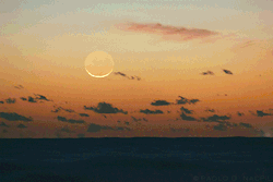 capturedphotos:  The Perfect MoonsetYou have the shore all to