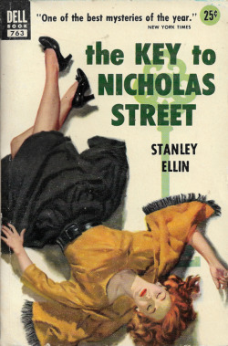 The Key To Nicholas Street, by Stanley Ellin (Dell, 1952) From