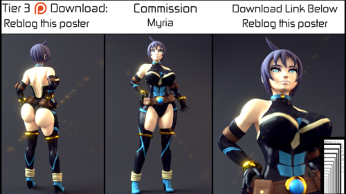 endlessillusionx: Few notes You’re paying for a custom made 3D model optimized for video game importing or 3D Animations, this means they can work in any modern video game that allows modding, SFM, Skyrim, Fallout, Face Rig, Etc. Models are made from