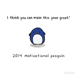 chibird:  A traditional little penguin to start off the new year!