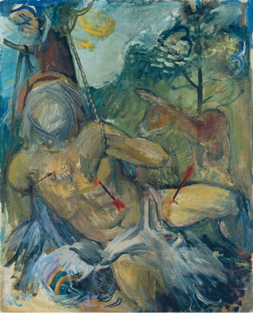 maertyrer:   Robert EigenbergerSt. SebastianOil on canvas, 101