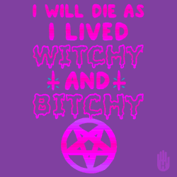 space-grunge:  I will die as I lived, witchy and bitchy. 