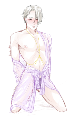 blushunder:  Y’all suggested Victor in lingerie and I imagined