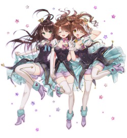 cleavage heels honda mio shibuya rin shimamura uzuki the idolm@ster