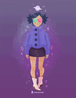 jimmymm-ilustra:  Noodle!I have Andromeda and Saturnz Barz on repeat