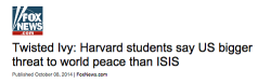 witchoftheblack100s:  sandandglass:  Fox News shocked that Harvard