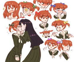 the many expressions of this precious angel and then waifu keeses