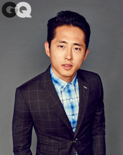 menwear:  Steven Yeun - GQ Magazine - March 2014 Walking Dead