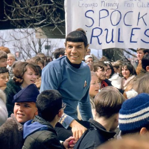 theyboldlywent:Some photos of Leonard Nimoy at the Pear Blossom