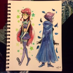 lexidooodle: Star & Rae from a couple weeks ago!