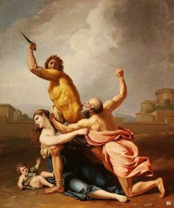 A Group from the Rape of the Sabines after Nicolas Poussin. 1812.