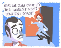 iheartchaos:  Friday night comics: “Superintelligent AI”