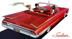 prova275:  Sunliner… 1960 Ford ad illustration 