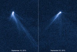 spaceplasma:  Hubble views extraordinary multi-tailed asteroid