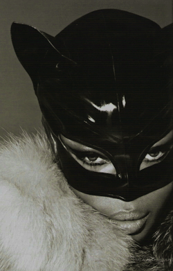 classically-california:  Naomi Campbell as Catwoman for Vogue