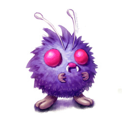 mickey-mookyu:  Little fuzzball.  I draw pokemon daily. More