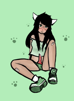 arbor3tum:  I saw a few people drawing Jade w/ a dog dick, and
