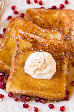 verticalfood:  Eggnog French Toast  comfort food