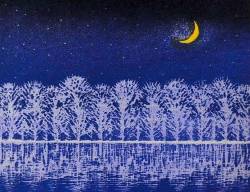 modijeanne:  Moon and White Forest , 2011 by Takashi Hirose -