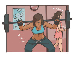 artsypencil:  Korra and Salami I’m extremely proud of this