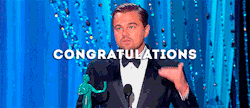 poeedamerons:  Leonardo DiCaprio wins the 88th Academy Award