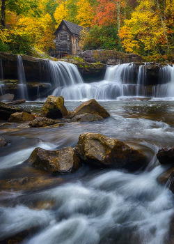 coiour-my-world:Glade Creek Gristmill, Babcock State Park, West
