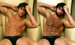 hot4hairy:  Hairy vs Smooth H O T 4 H A I R Y  Tumblr |  Tumblr