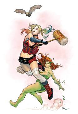 bear1na:  Batwhack - Harley Quinn and Poison Ivy by Frank Cho