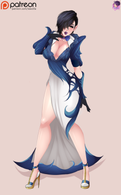 law-zilla:Comission done for Duski <3 Her TERA toon/OC Dusk.High-res