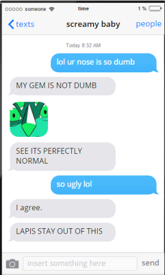 Yellow Diamond is a troll [Taken from YD’s phone](Submitted