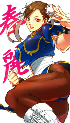 sgeewiz:  Chun Li fan art -   -Ｎ◎Ｎ-  