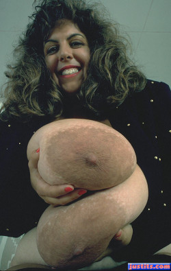 lustyfatty:  heavy-tits:  Fucking monster sized areola udderbags,