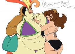 Got a commission of my Rosa with the artist’s Rosa, since I