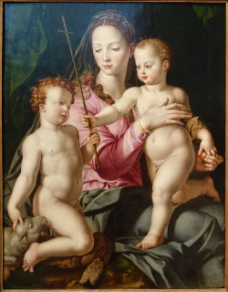 koredzas:Follower of Agnolo Bronzino - Madonna and Child with