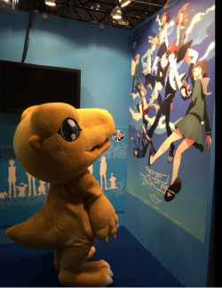 brave-new-digital-world:  Digimon Adventure Tri Booth at Jump