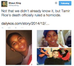 socialjusticekoolaid:   Tamir Rice Death Declared Homicide In