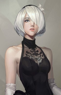 vyvylum:2B Sketch by Li Divi <3