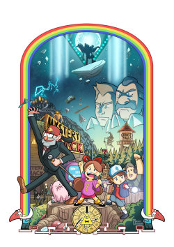 dibujicos:  Gravity Falls by David-Calderon 