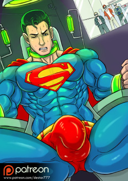 Superman in trouble…the kryptonite will kill him !