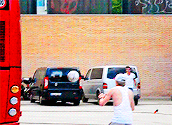 kryptoniall-deactivated20150613:  Niall playing ball in the Barcelona